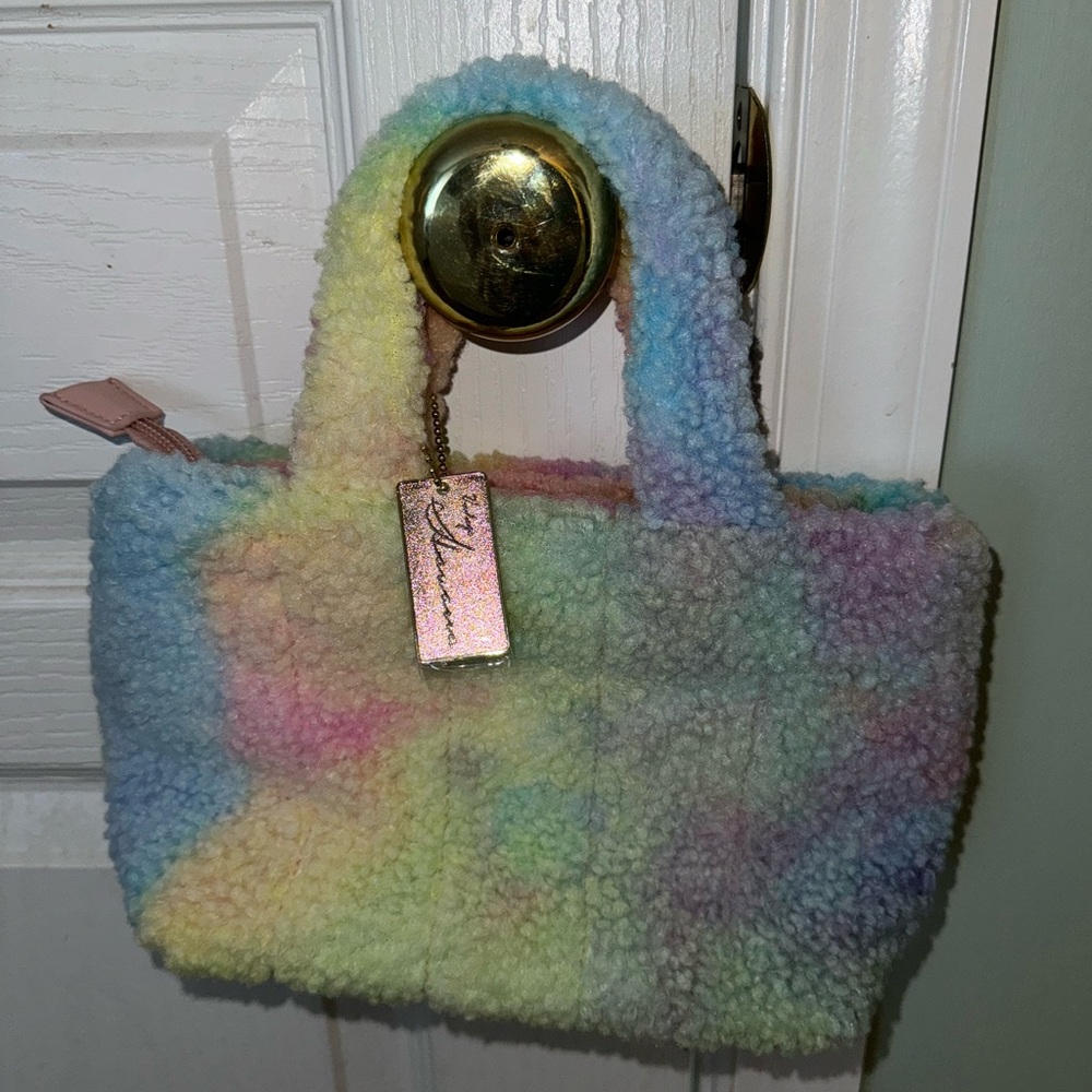 Vintage Havana Mini Sherpa Tote